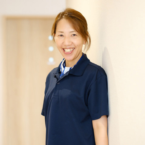 笑顔の水野 真由美さん